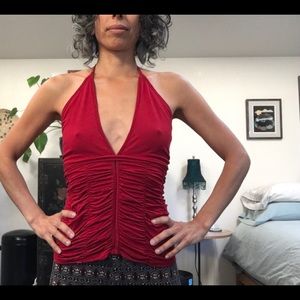 Om Gaia Tree Madhu Halter Top